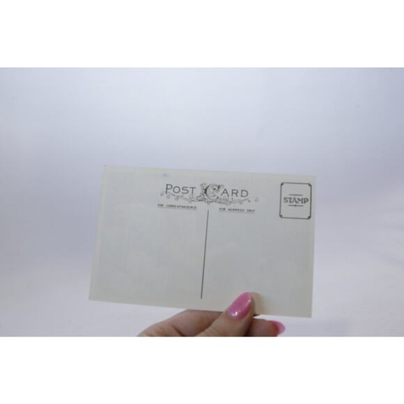 Christmas, Angel Carrying the Christmas Tree, Rare Postcard, Unused, Color - Picture 2 of 2